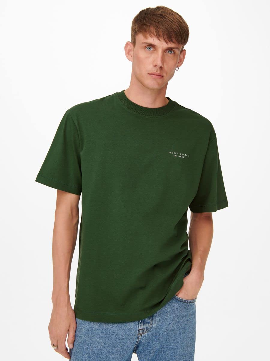 Only & Sons Onsismael T-shirt uomo maniche corte stampa