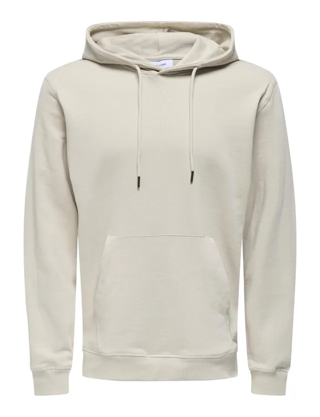 ONLY & SONS Onsdavid Reg Hoodie felpa blu argento