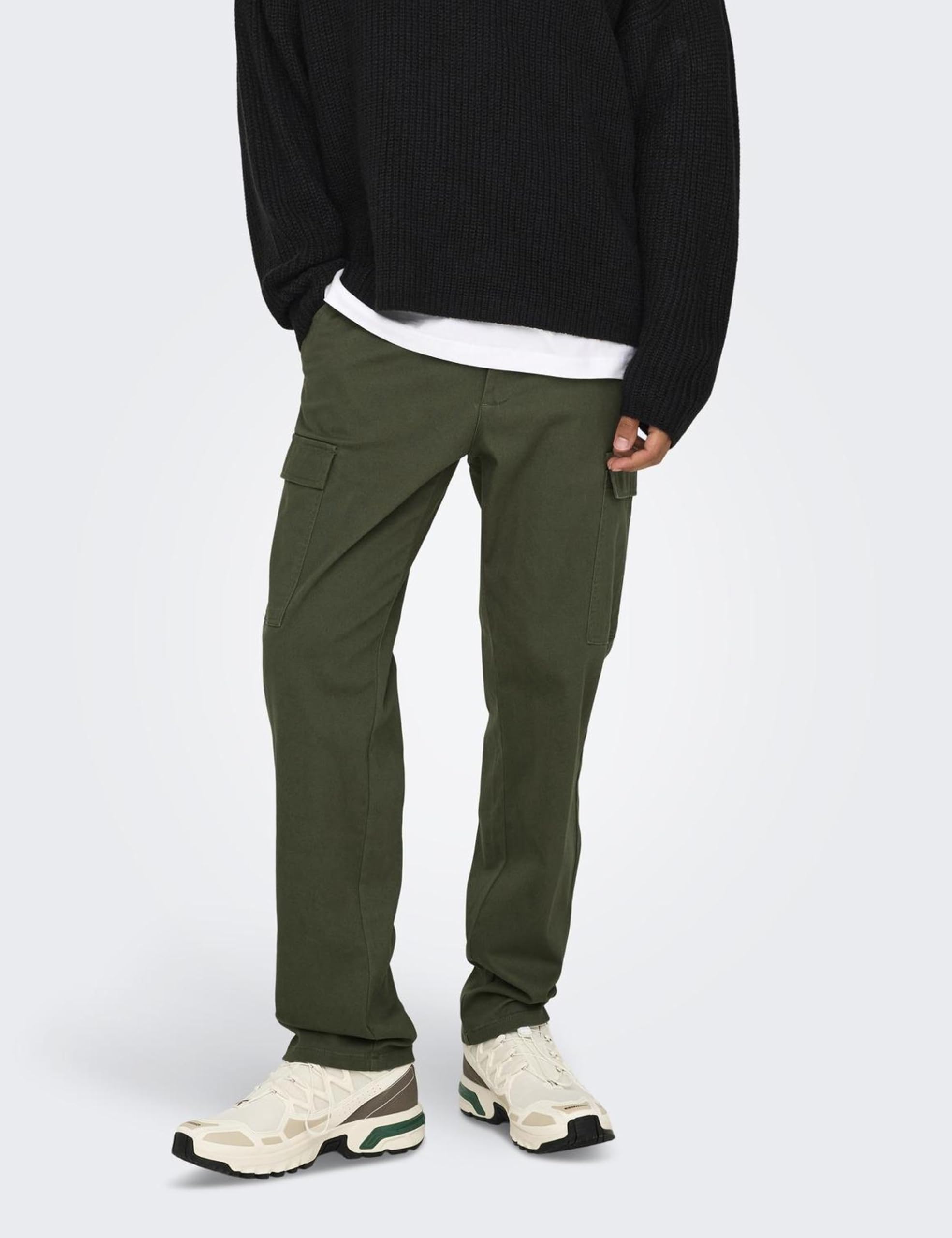 Only & Sons Onsnicky Cargo Straight 0241 Pantaloni Uomo Teak