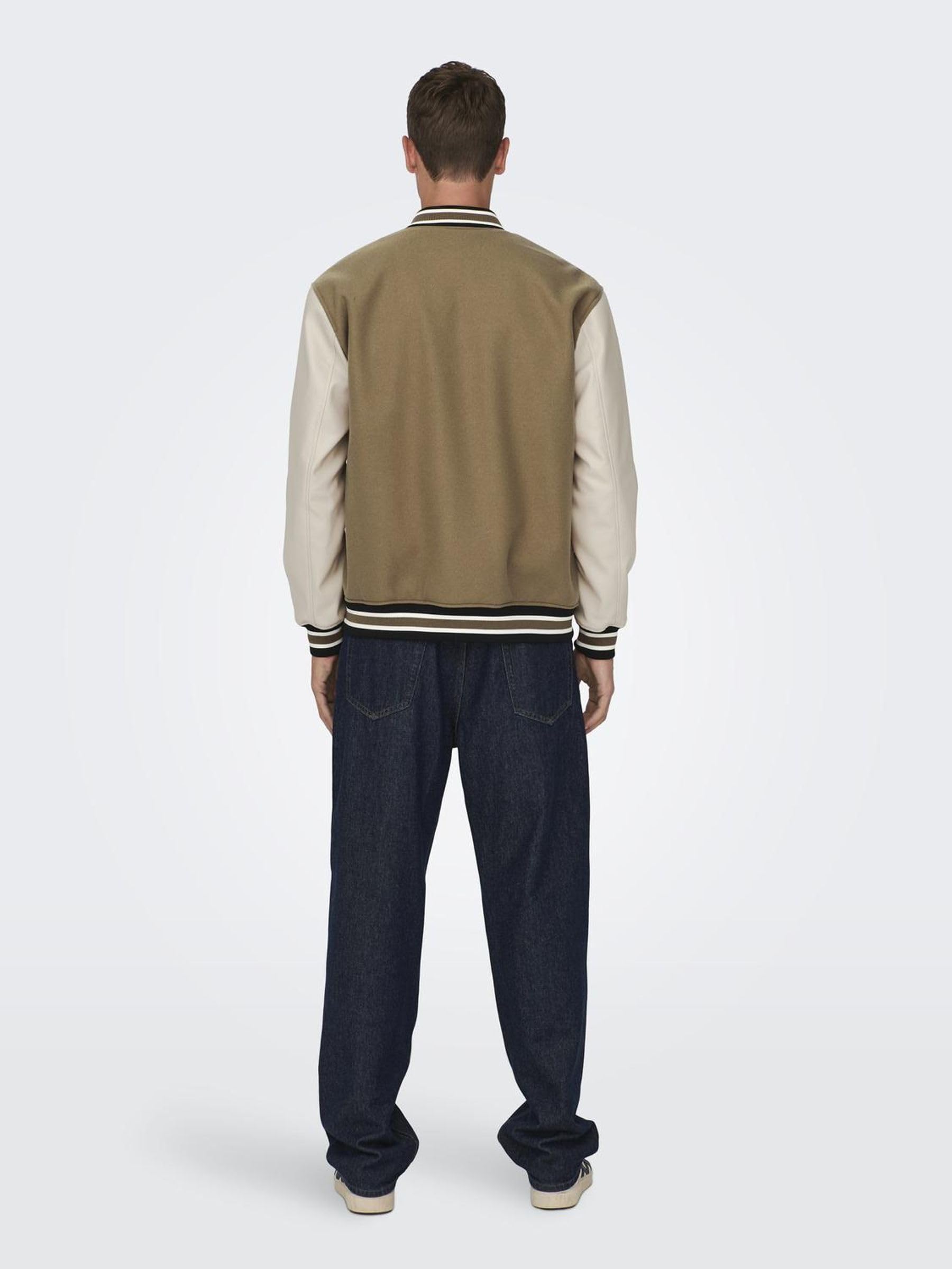 Only & Sons Onsjason bomber jacket giacca uomo college
