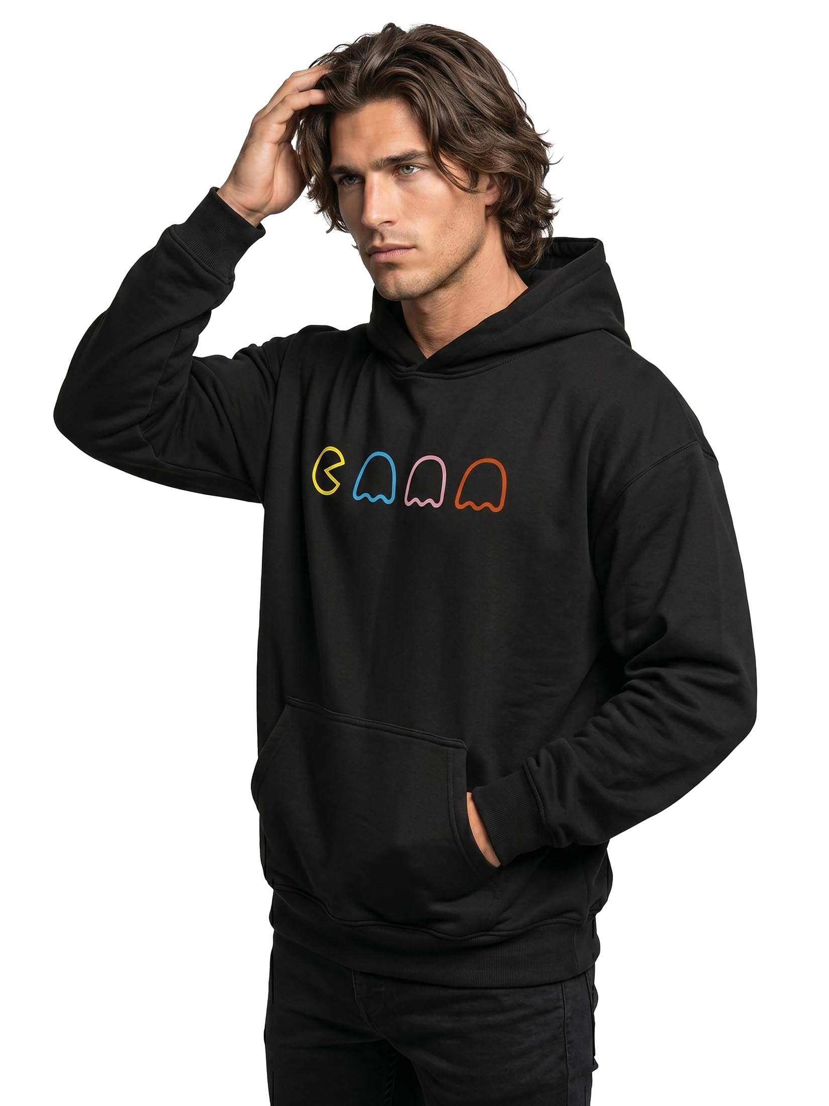 MAKAYA Felpa con Cappuccio Vintage Gaming Uomo XL Cotone