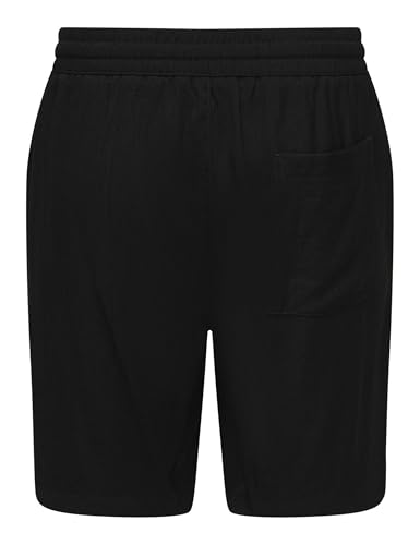 Only & Sons Onstel pantaloncini uomo neri strutturati