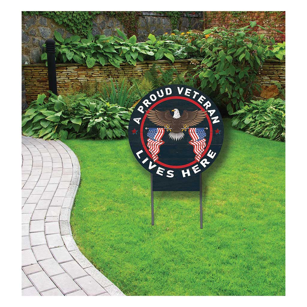 7.62 Design Home U.S. Veteran Cartello Giardino 20x20 PVC
