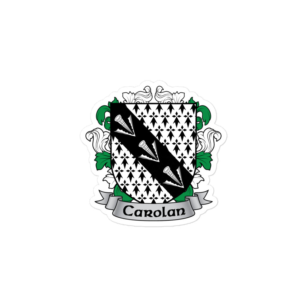 7.62 Design Carolan Coat of Arms Sticker Vinile 3x3 Stemma