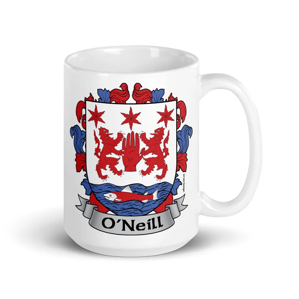7.62 Design O'Neill tazza ceramica 15oz stemma irlandese