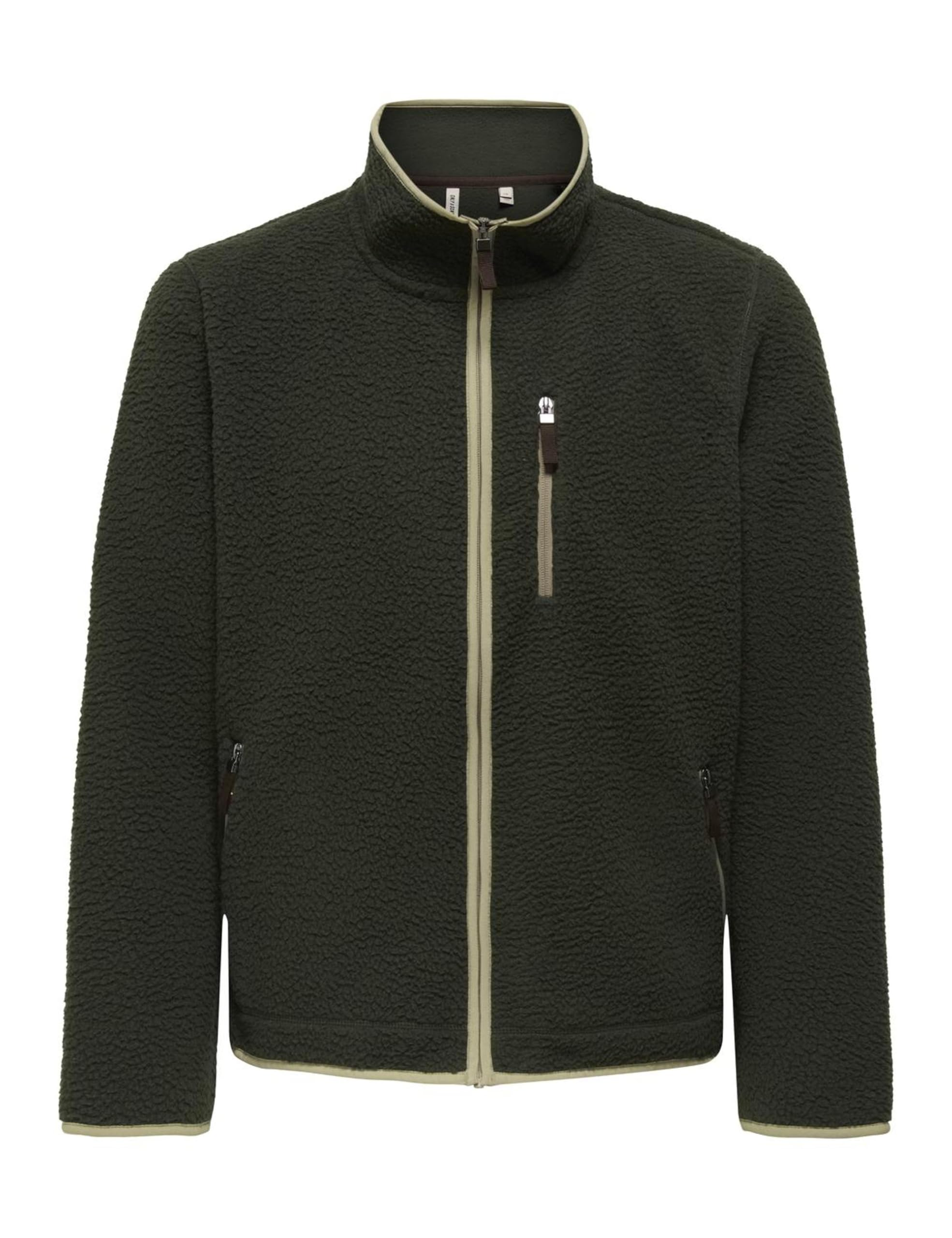 Only & Sons Onsseb Life Sherpa giacca uomo Nero