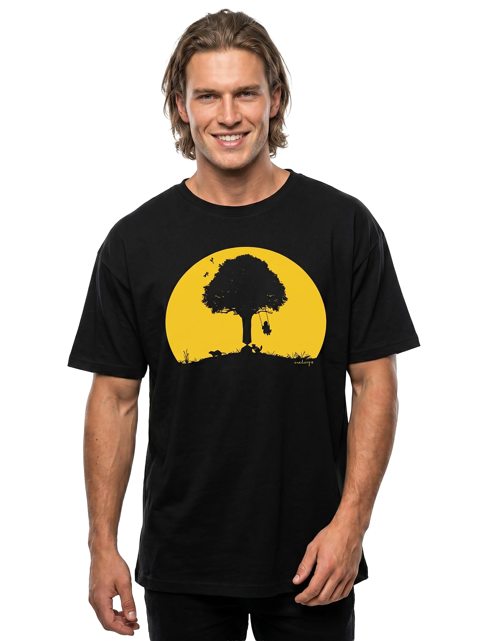 Makaya T-Shirt Uomo stampa divertente cotone XXL