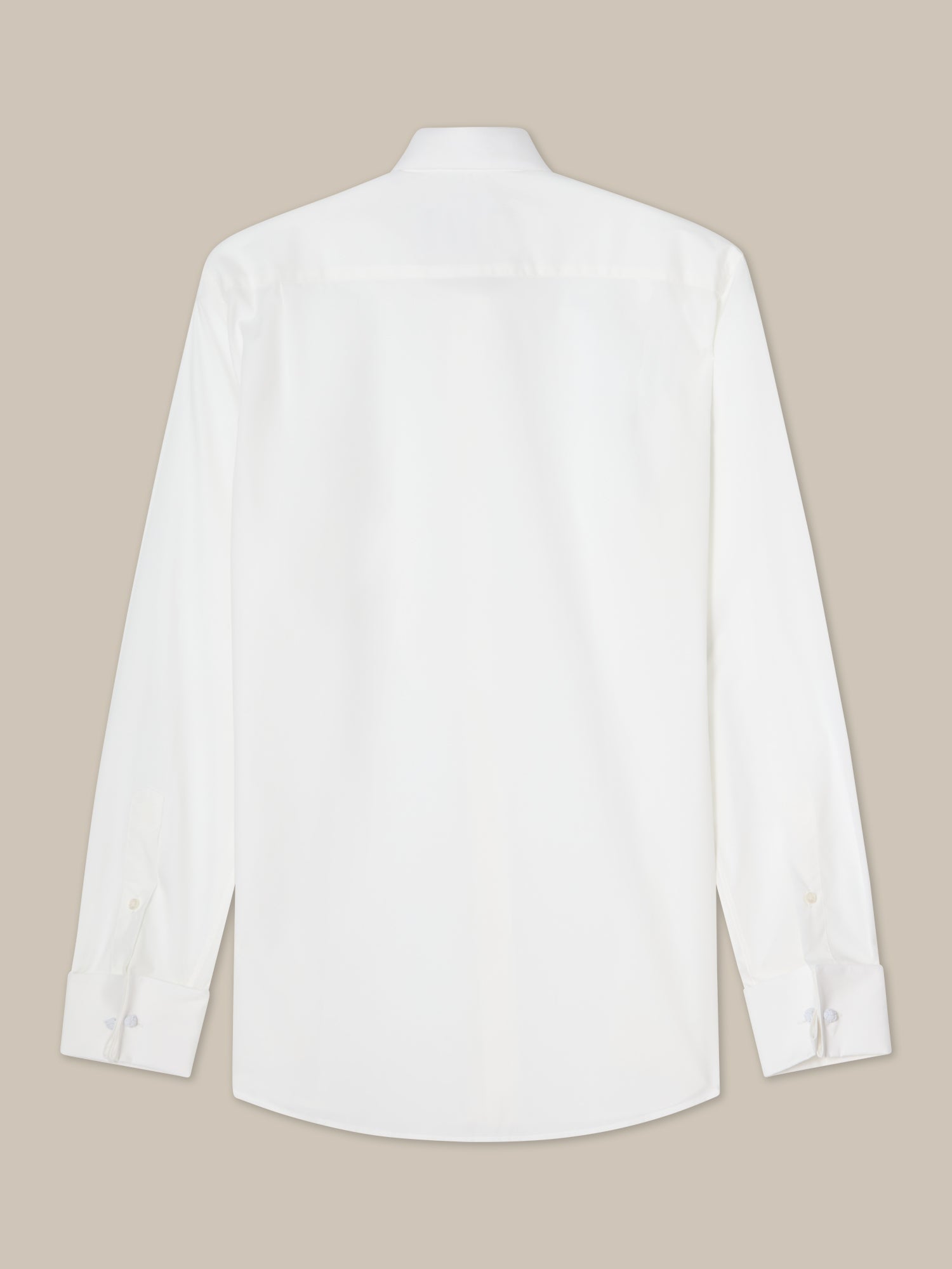 Robert Talbott Reynolds camicia smoking cotone bianca