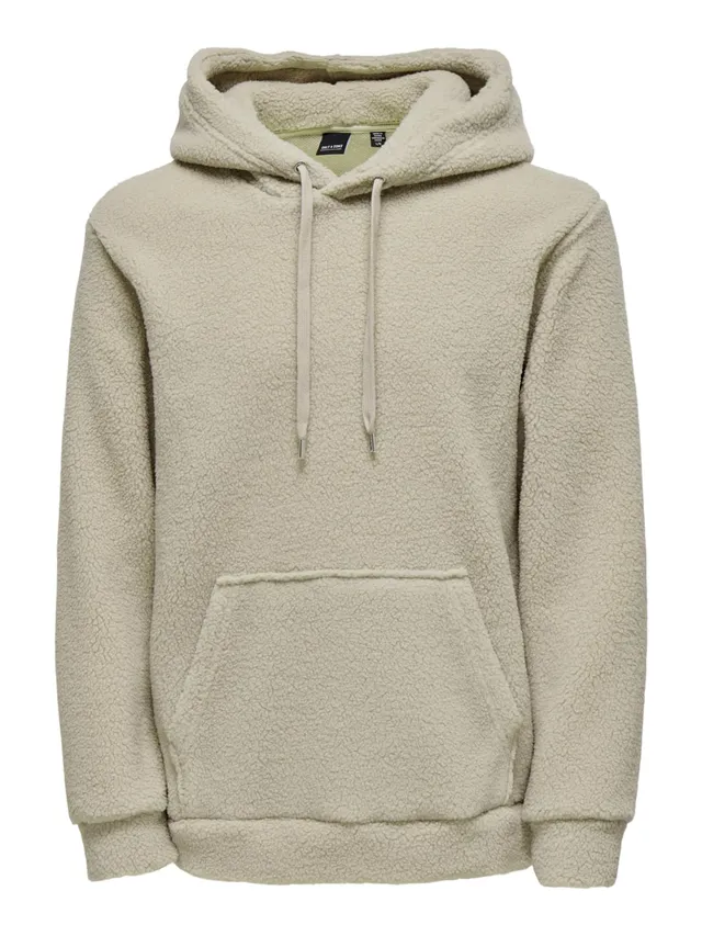ONLY & SONS Remy Felpa Cappuccio Teddy M Uomo