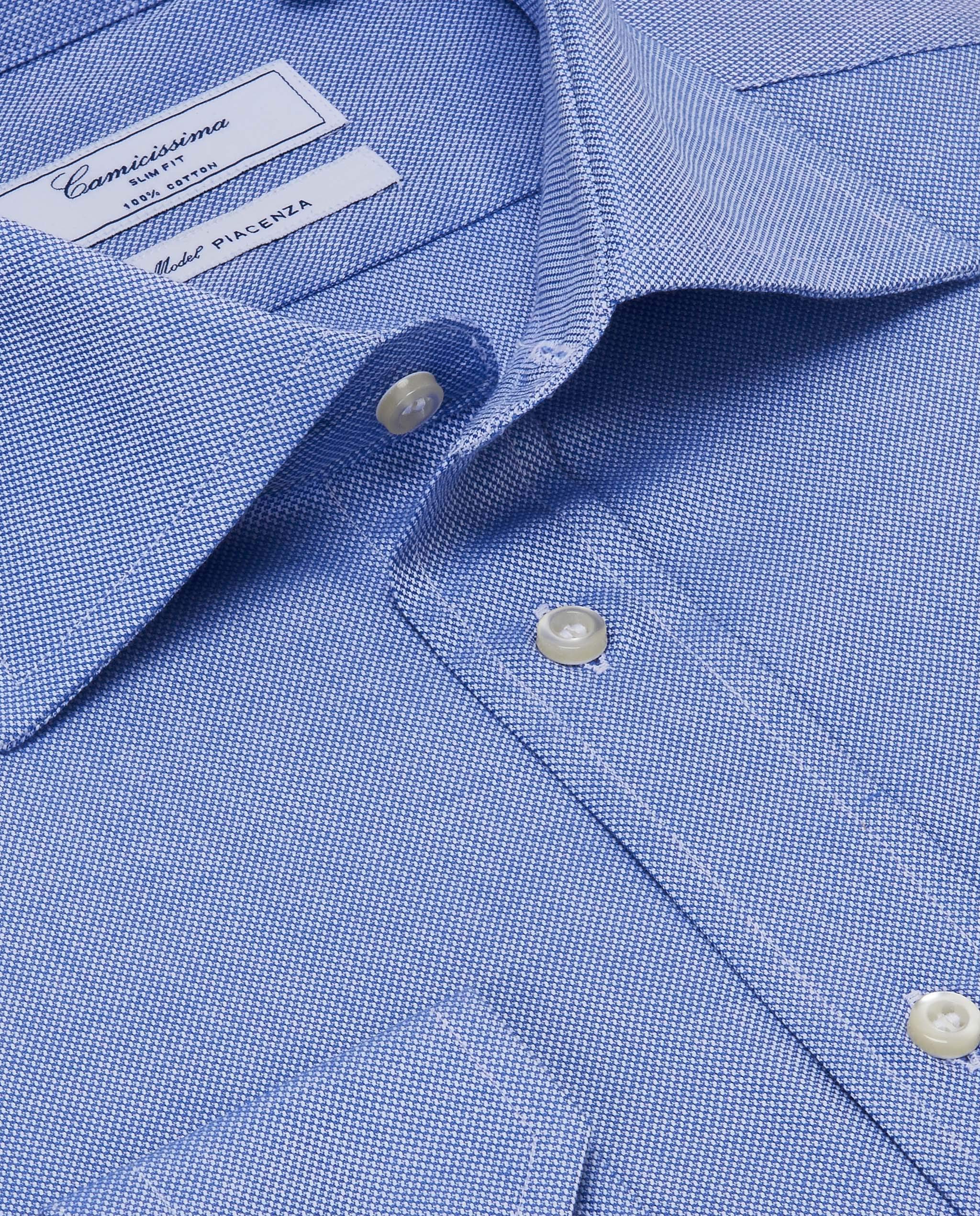 Camicissima Permanent Camicia Azzurra Slim Manica Lunga