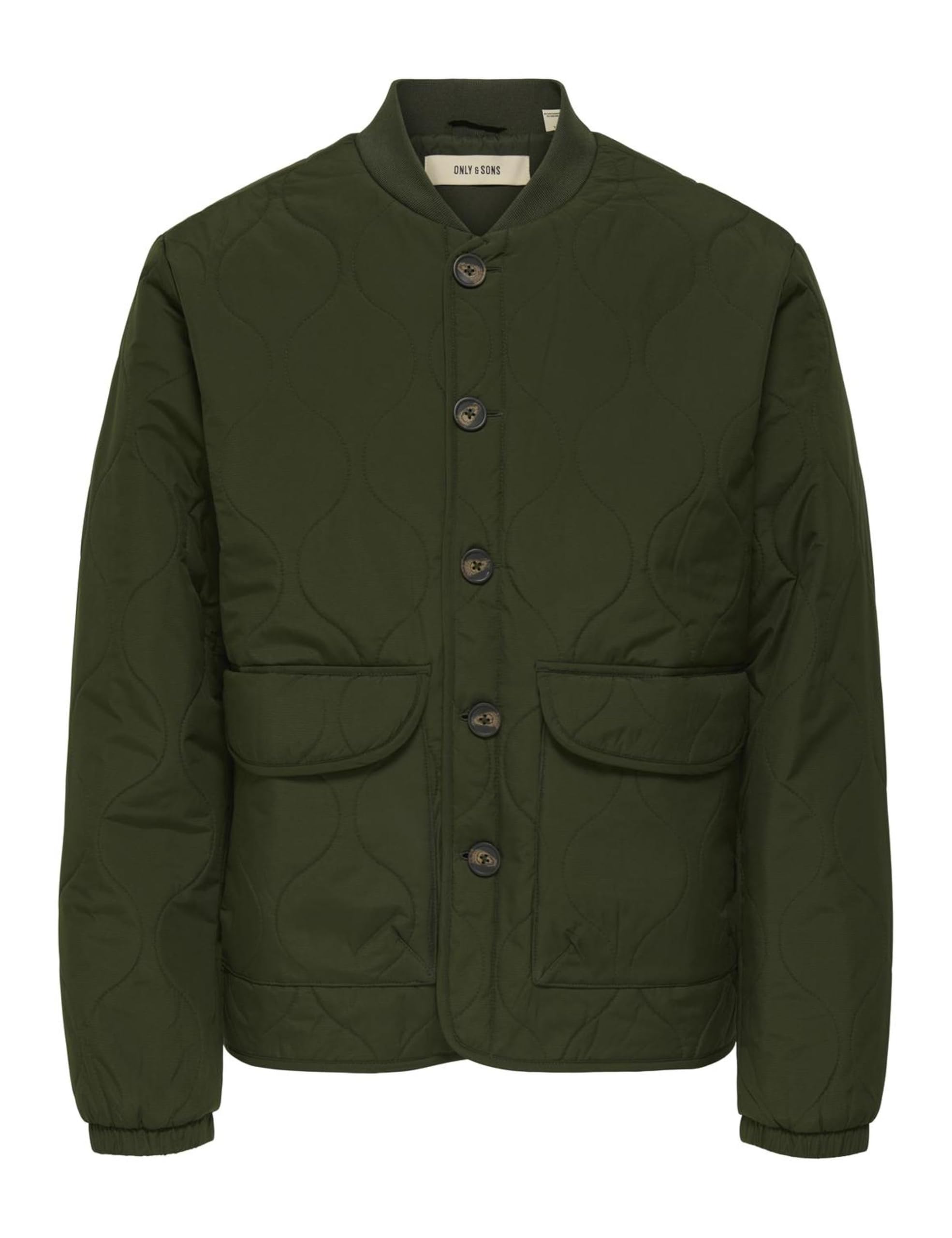 Only & Sons Onsanton Giacca Trapuntata Uomo Nero Imbottita
