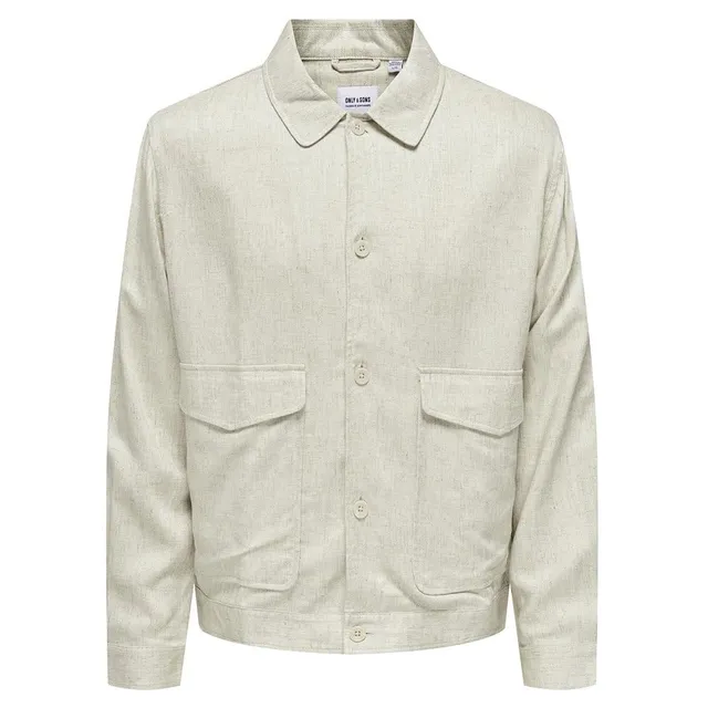 Only & Sons Eliot 0075 giacca uomo viscosa lino taglia L