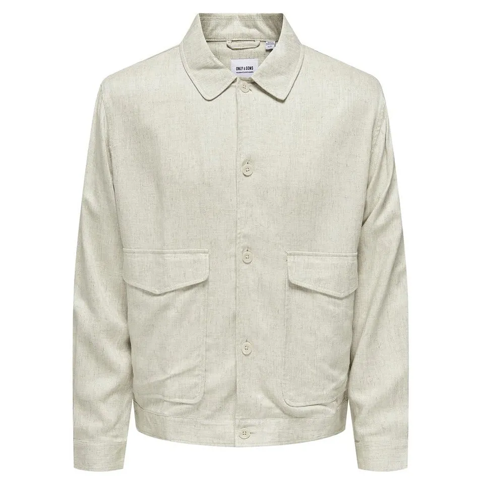 Only & Sons Eliot 0075 giacca uomo viscosa lino taglia L