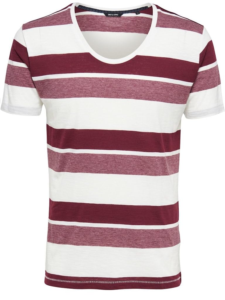 Only & Sons Thor U-Neck t-shirt uomo girocollo multicolore
