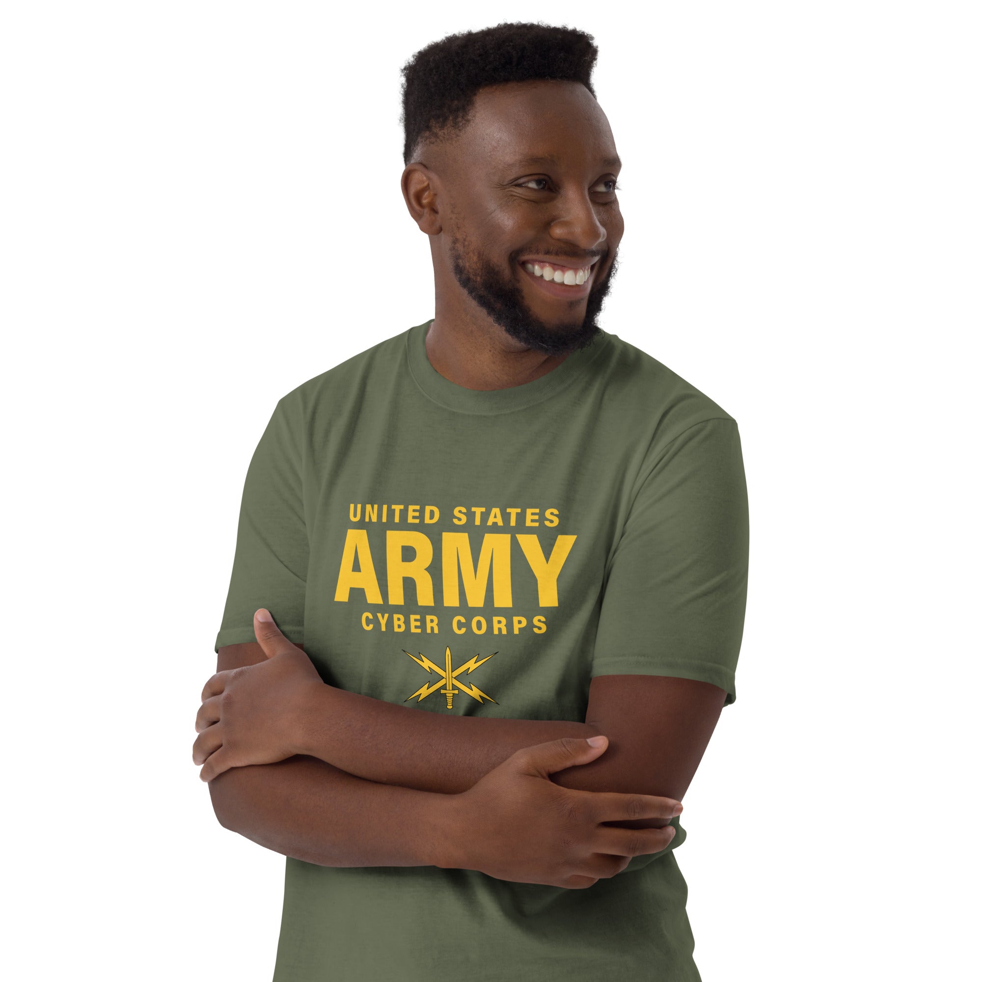 7.62 Design T-Shirts Army Cyber Corps maglietta cotone nera L