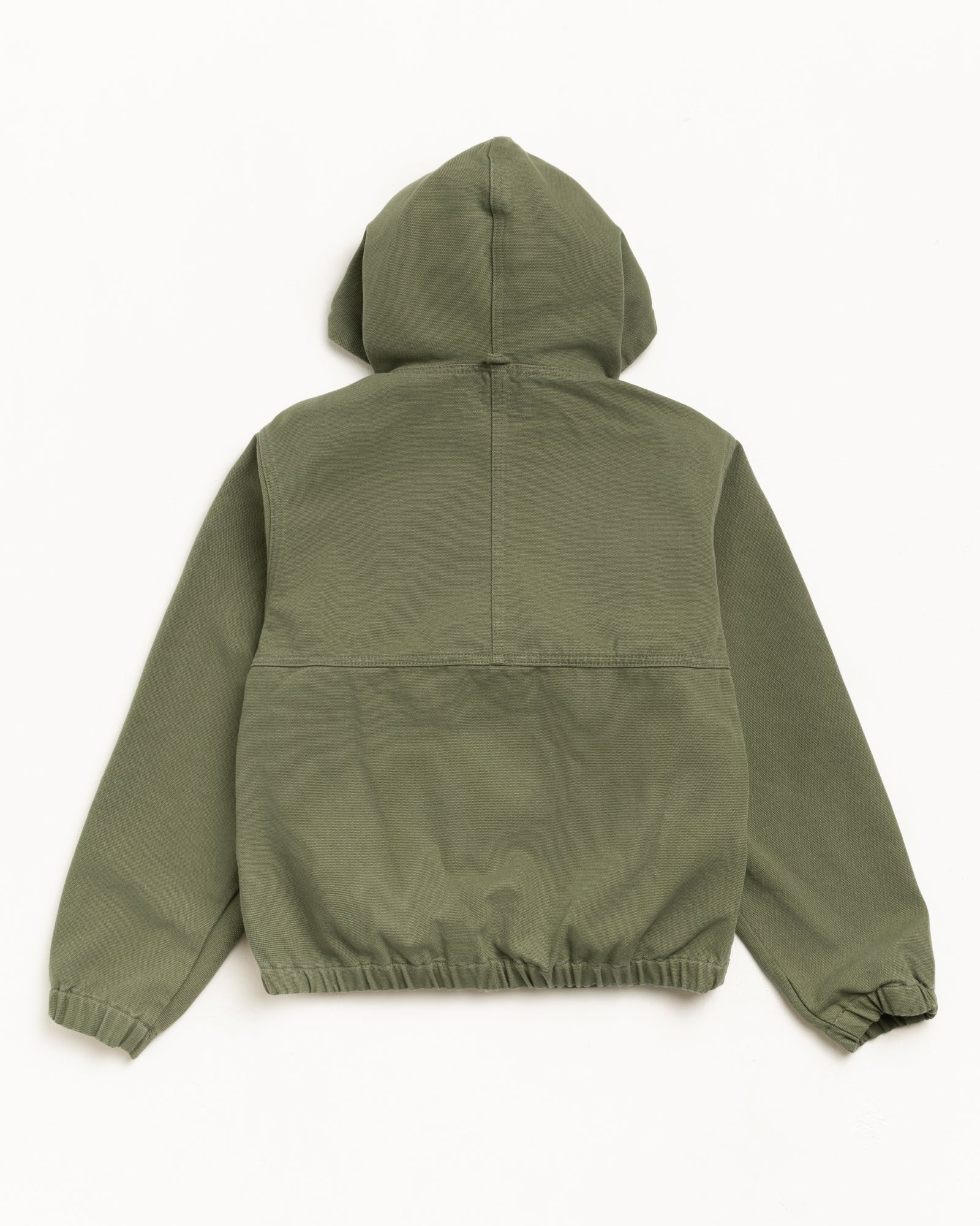 Stussy Outerwear Work Jacket giacca canvas Olive 100% cotone
