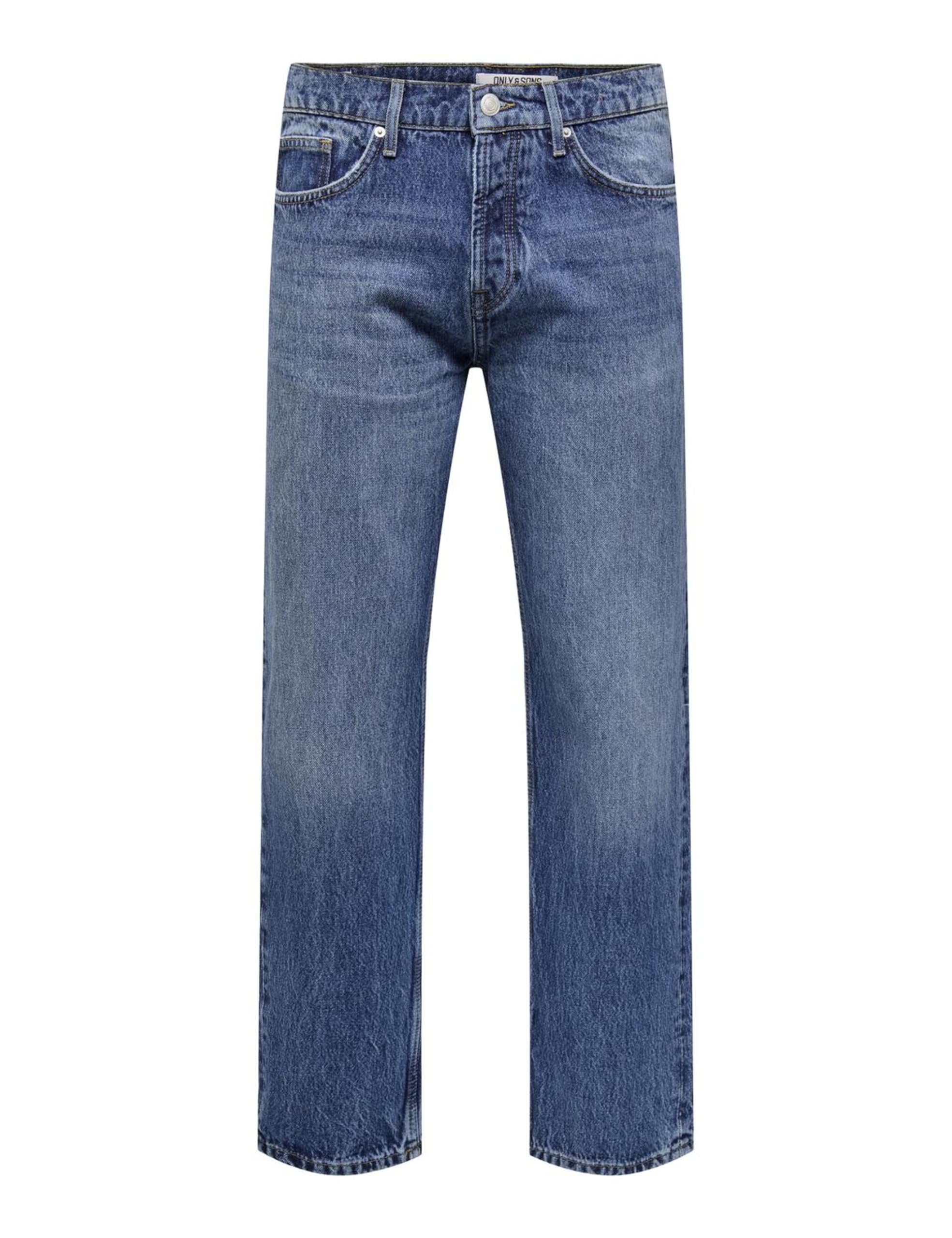 Only & Sons Onsedge Jeans Uomo Loose Medium Blue 33/30