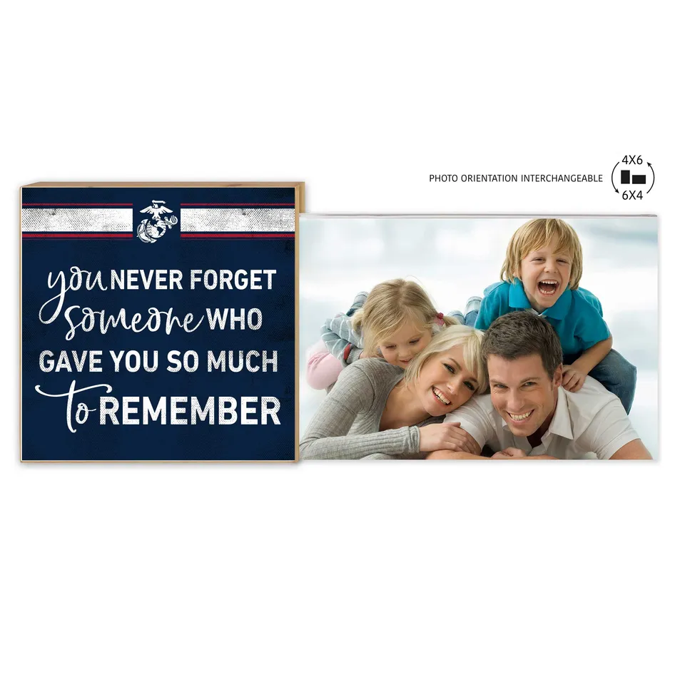 7.62 Design Home Products Cornice Never Forget USMC Foto 10x15 cm