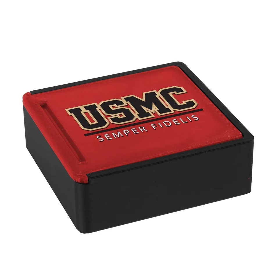 7.62 Design USMC Box Munizioni 9mm 50 Colpi PLA+ USA