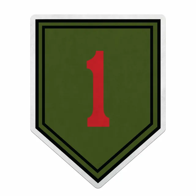 7.62 Design Home 1st Infantry Gagliardetto 18" feltro