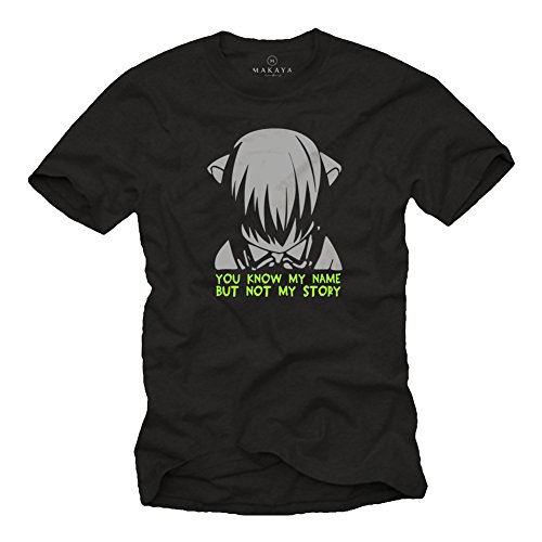 MAKAYA Elfen Lied T-Shirt Uomo XL Anime Cotone