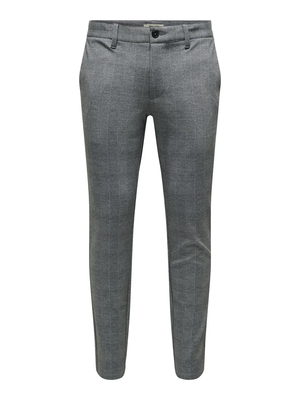 Only & Sons Onsmark Check Pants chino uomo 33W/34L nero