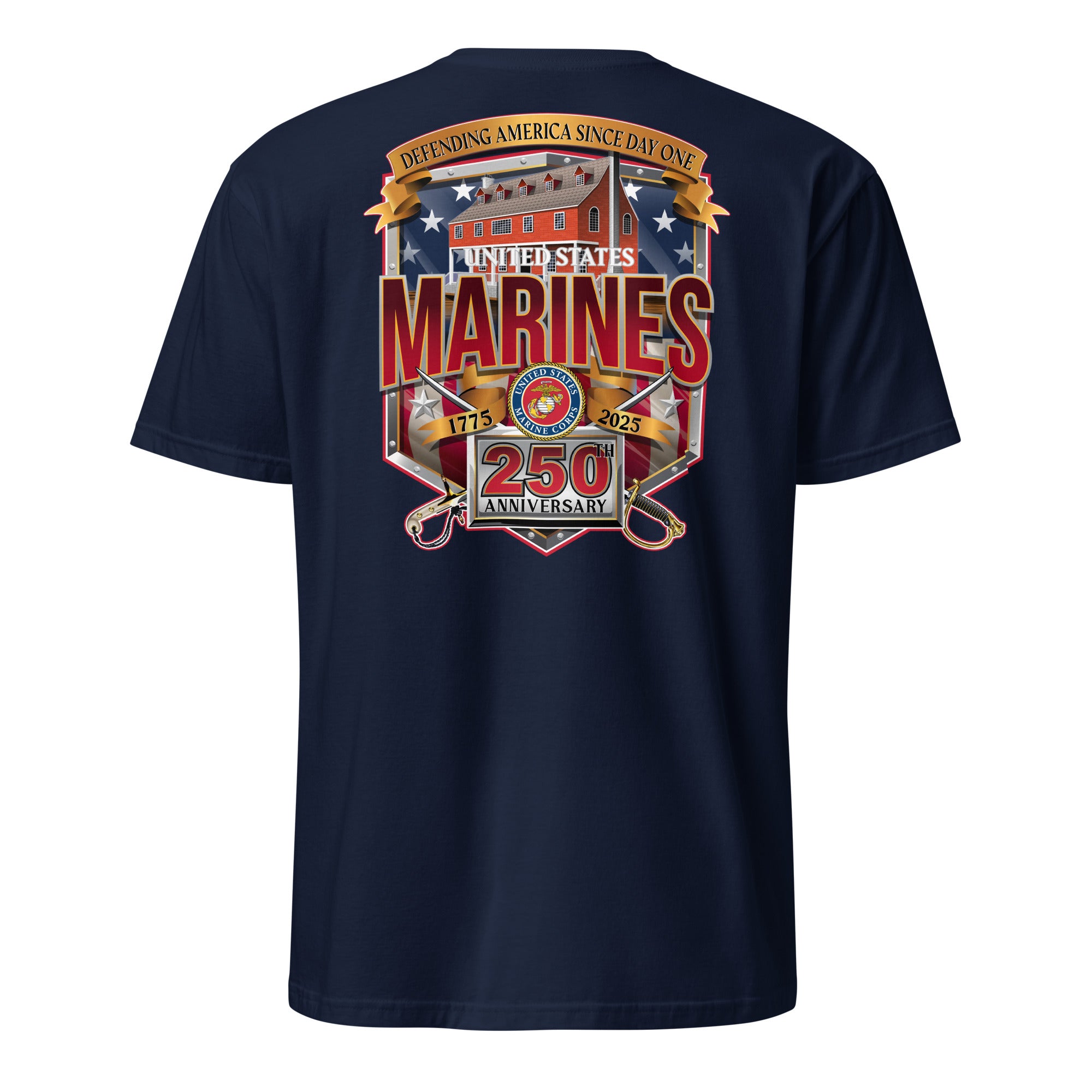 7.62 Design USMC 250th Birthday Maglietta Uomo Navy Cotone