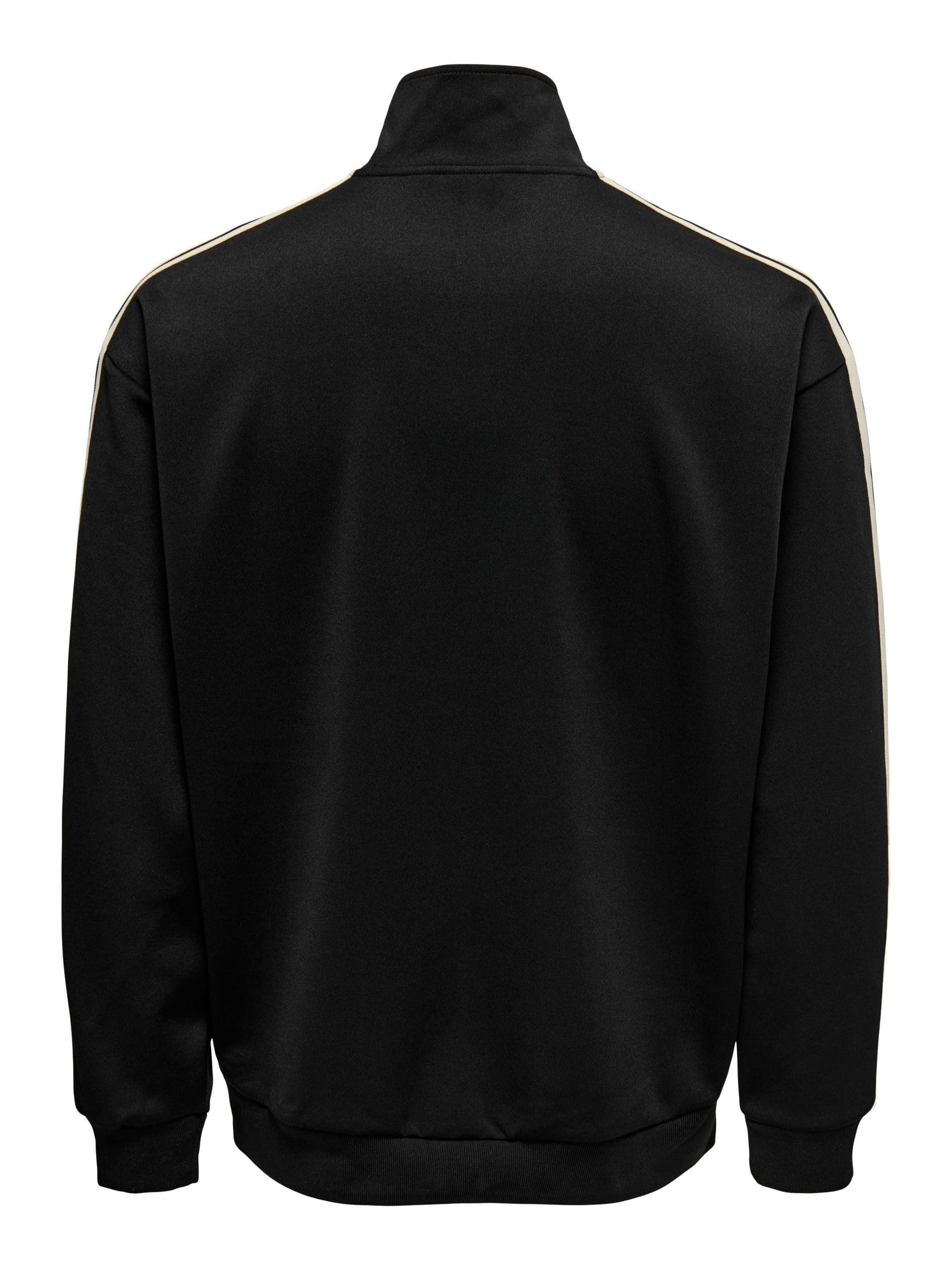 Only & Sons Onsriber Cardigan Felpa Uomo XL Zip Collo Alto