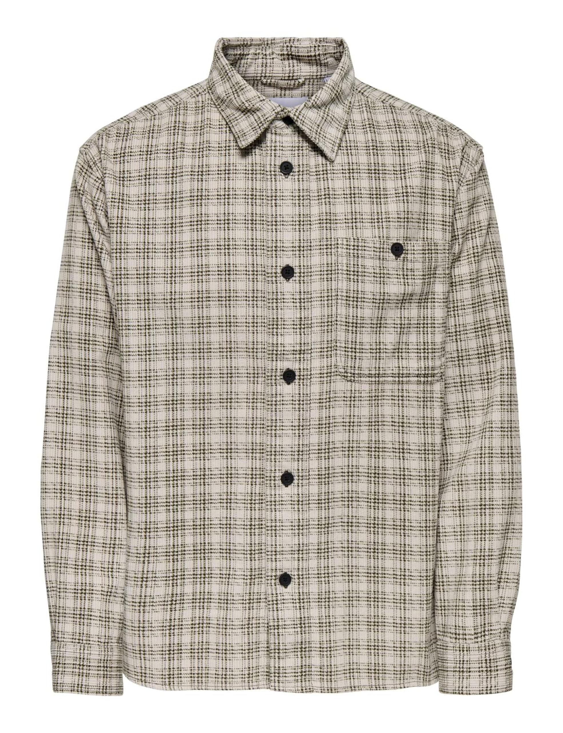 ONLY & SONS Onswaleed Camicia Uomo Bottoni Maniche Lunghe