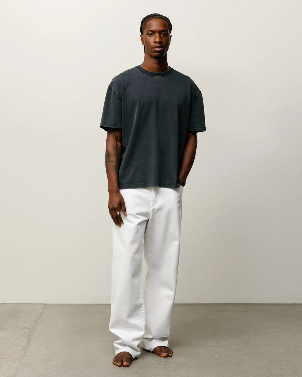 Stussy Garment Dyed SS Tee Maglietta Faded Black 260gsm