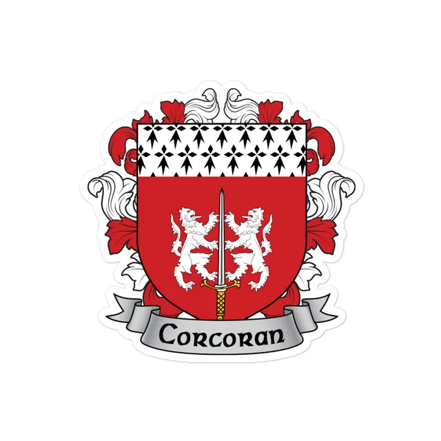 7.62 Design Corcoran adesivo vinile stemma 3x3 pollici
