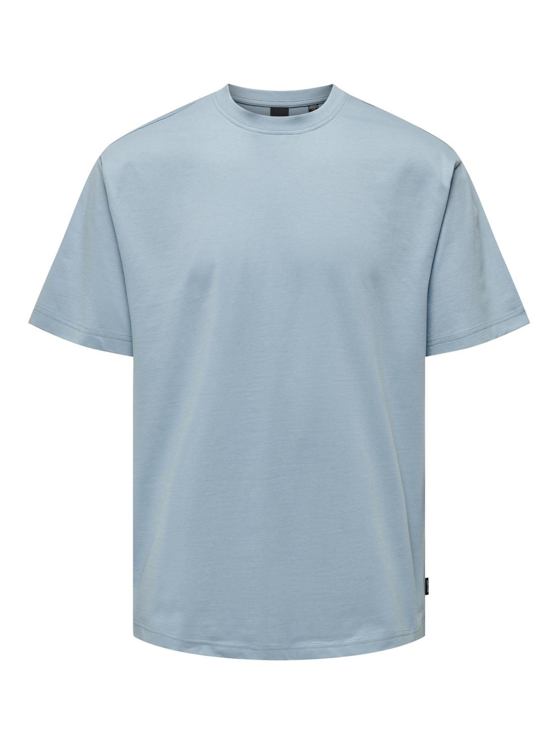 Only & Sons Onsfred T-Shirt Uomo Lago Glacier Cotone