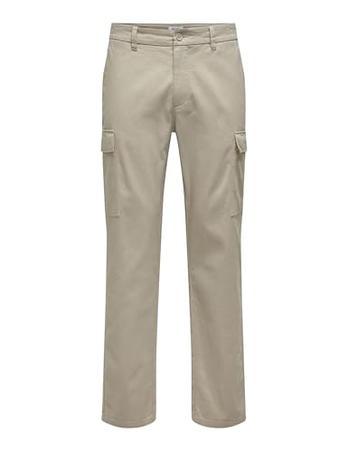 ONLY & SONS Onsnicky 0241 pantaloni cargo straight 28W/32L nero