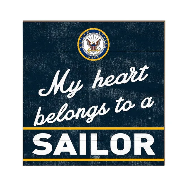7.62 Design Home Targa Legno Navy Sailor 25x25 cm MDF