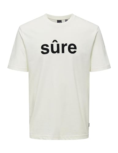 Only & Sons Onskarter T-Shirt Uomo Bianco S Cotone