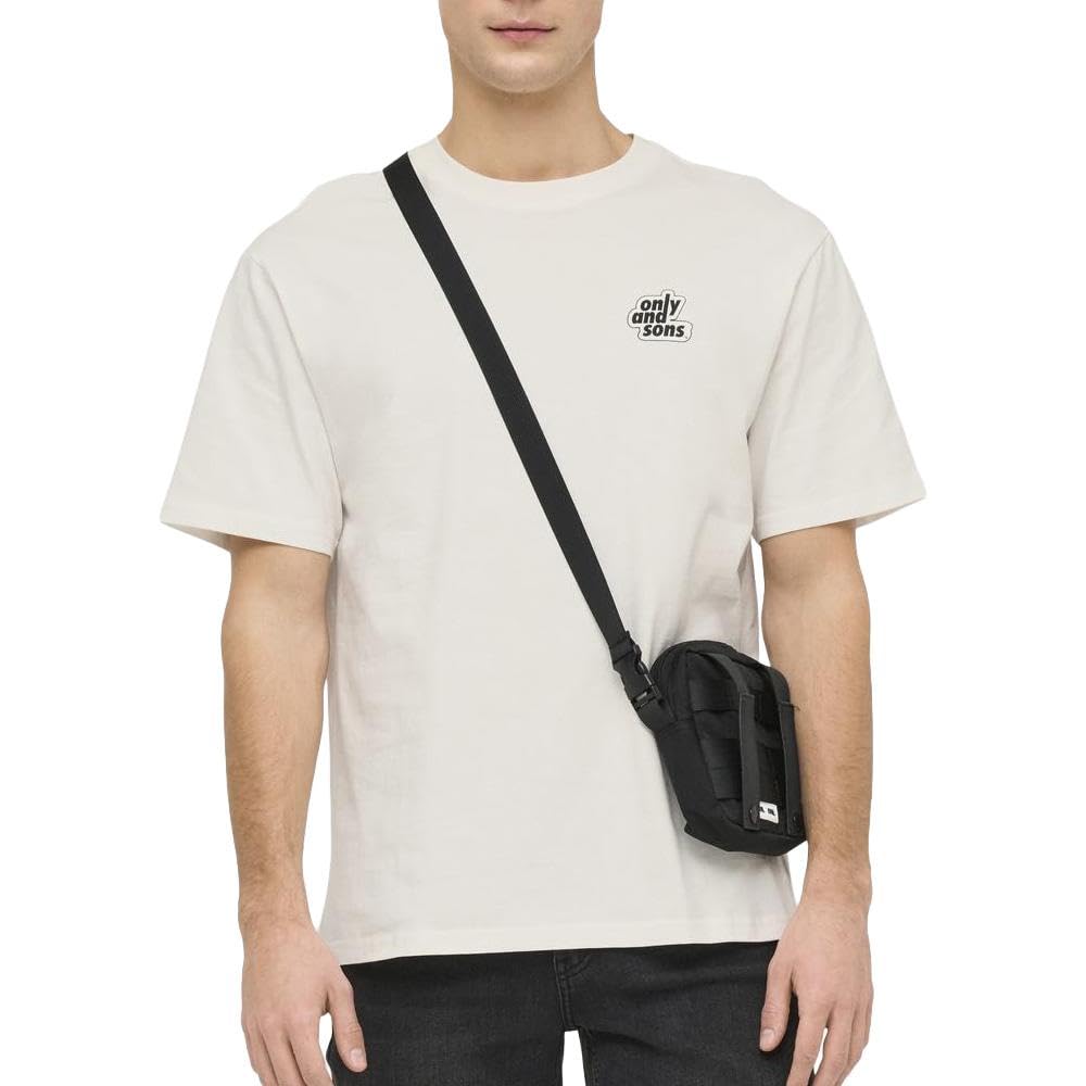 Only & Sons Flower T-shirt Uomo Bianca Stampa Floreale