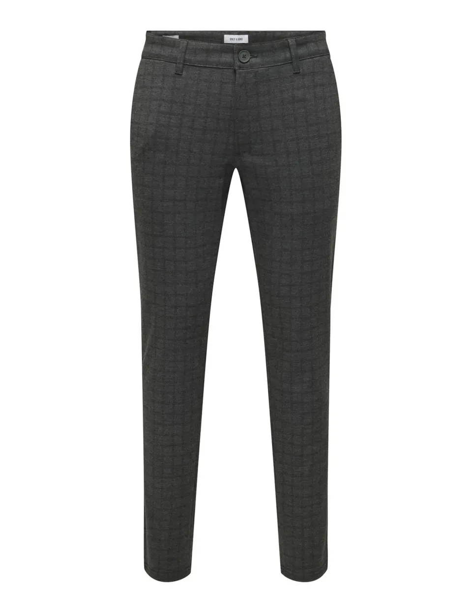Only & Sons Onsmark Check 020922 pantaloni uomo grigio 32W/32L