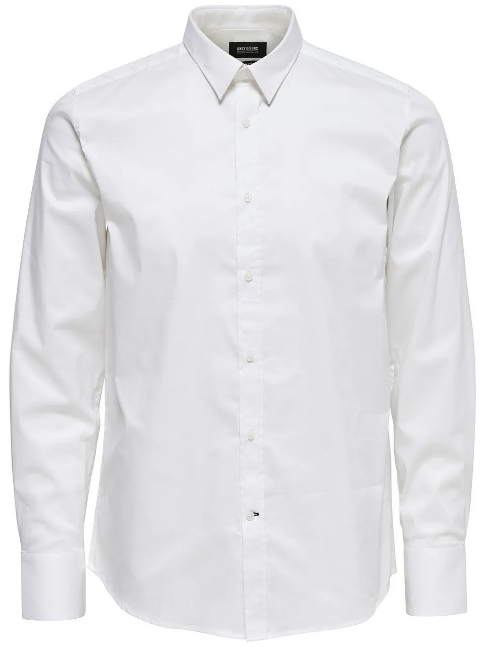 ONLY & SONS Onsalejandro LS Shirt camicia uomo bianca XS slim fit