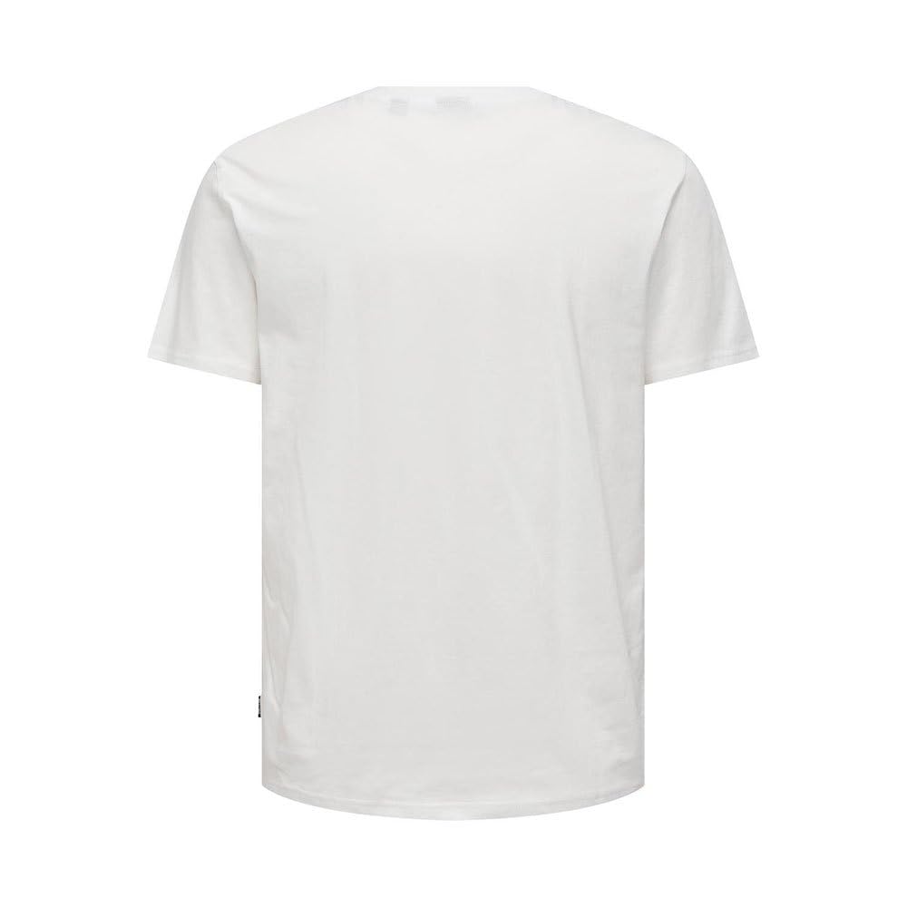Only & Sons Kim Reg Funny T-shirt uomo XS cotone bio