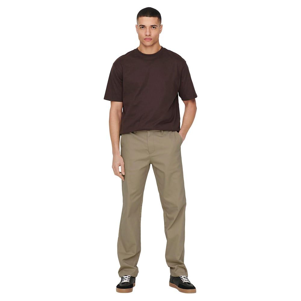 Only & Sons Onsedge Pantaloni Uomo Loose Cincilla 28/32