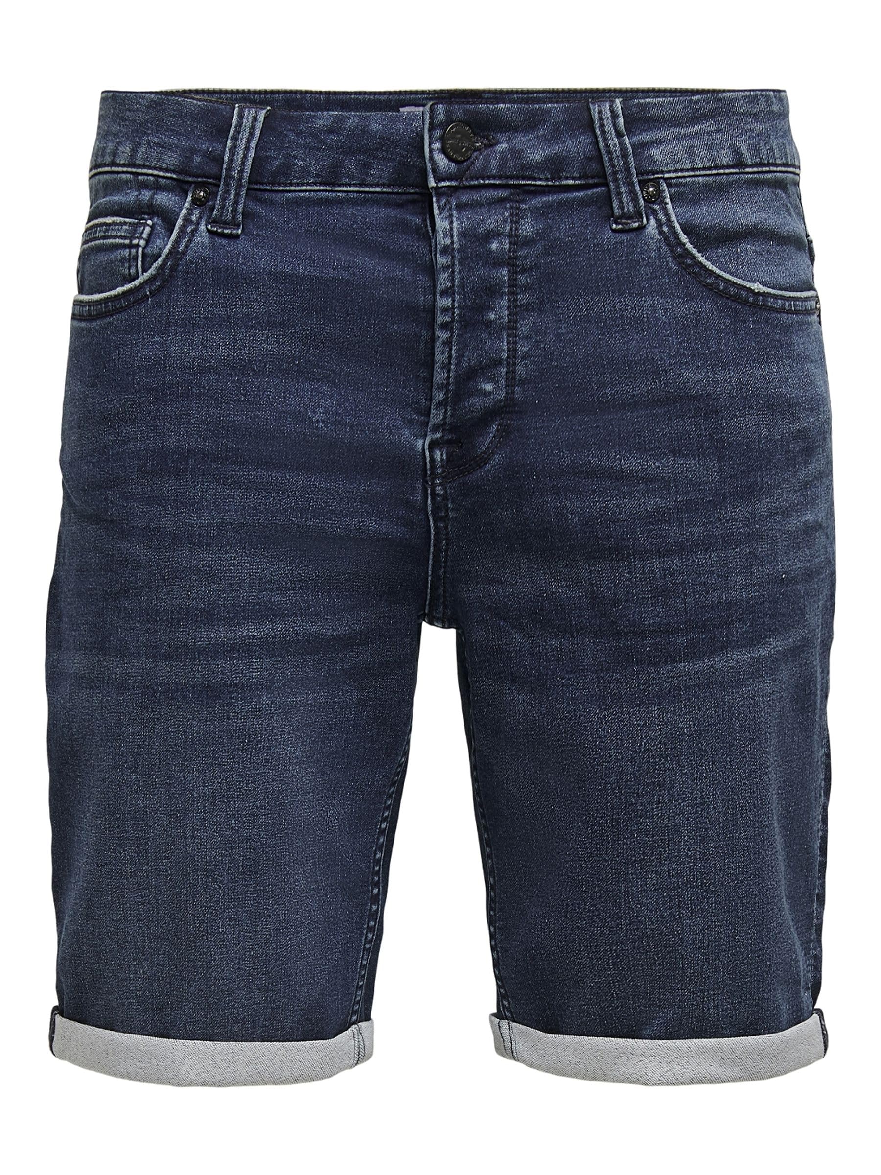 Only & Sons Ply Vita Media Shorts Uomo M Denim