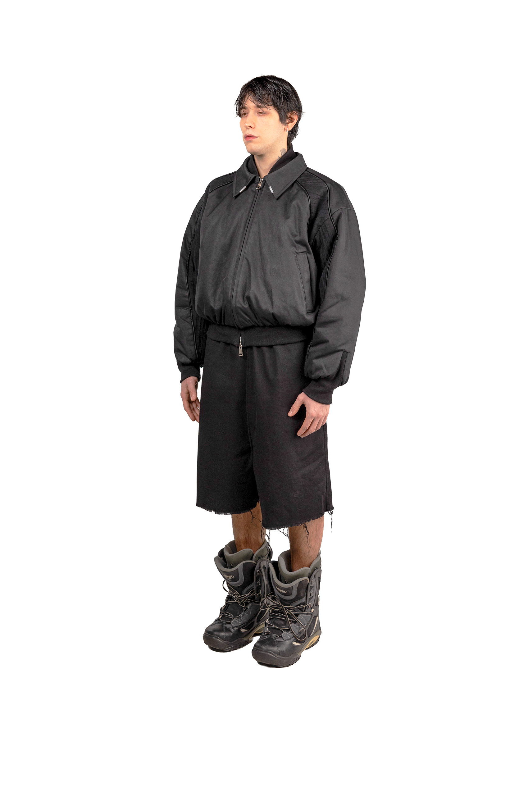 Tiat Fallen Angels Avalanche bomber cotone nero unica