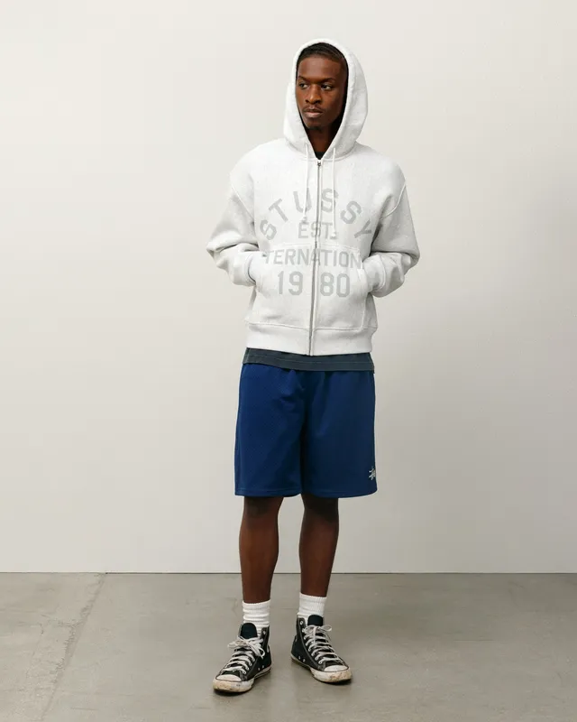 Stussy Basic Mesh Short pantaloncini blue poliestere
