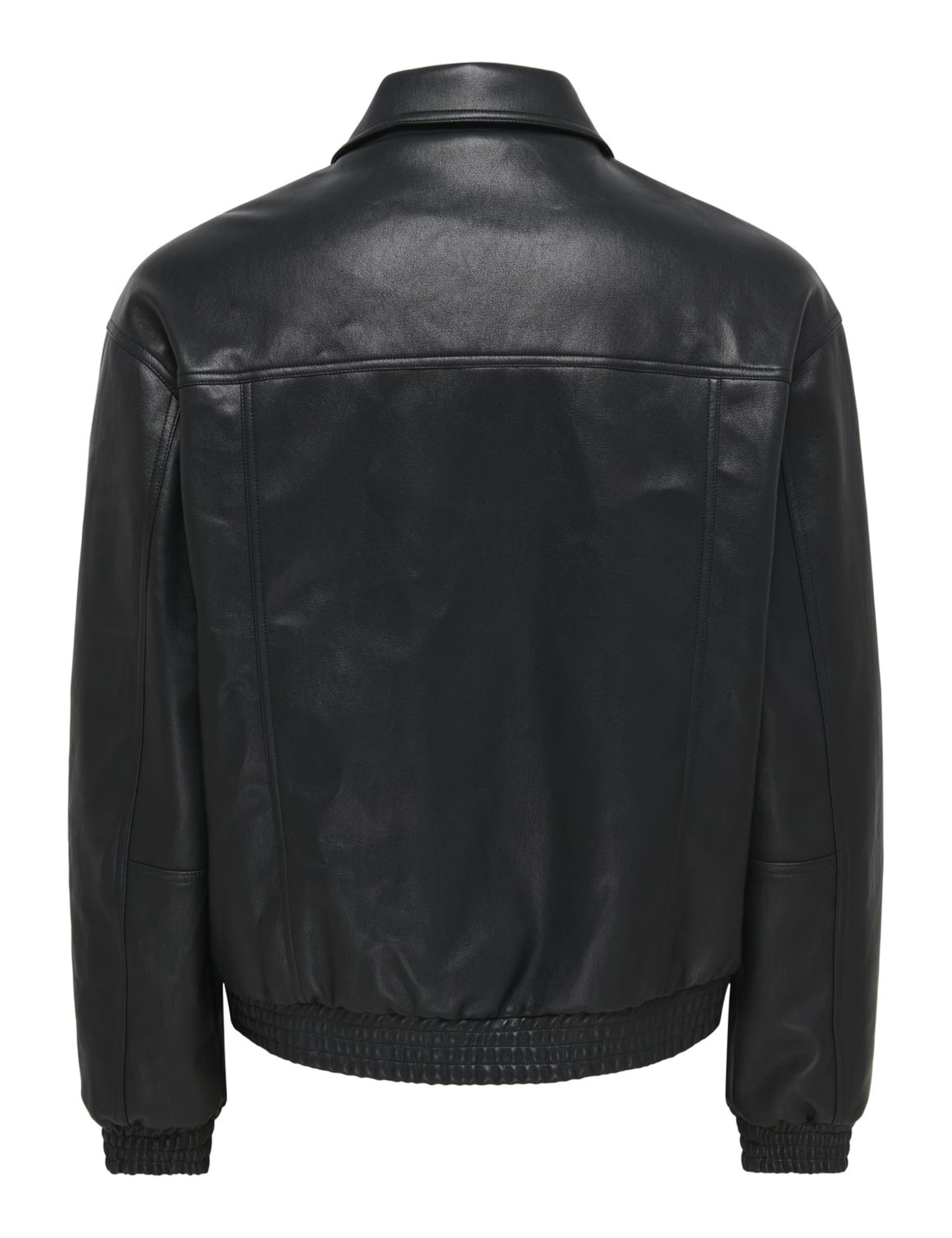 Only & Sons Onssantiago Giacca Uomo Nero Poliuretano