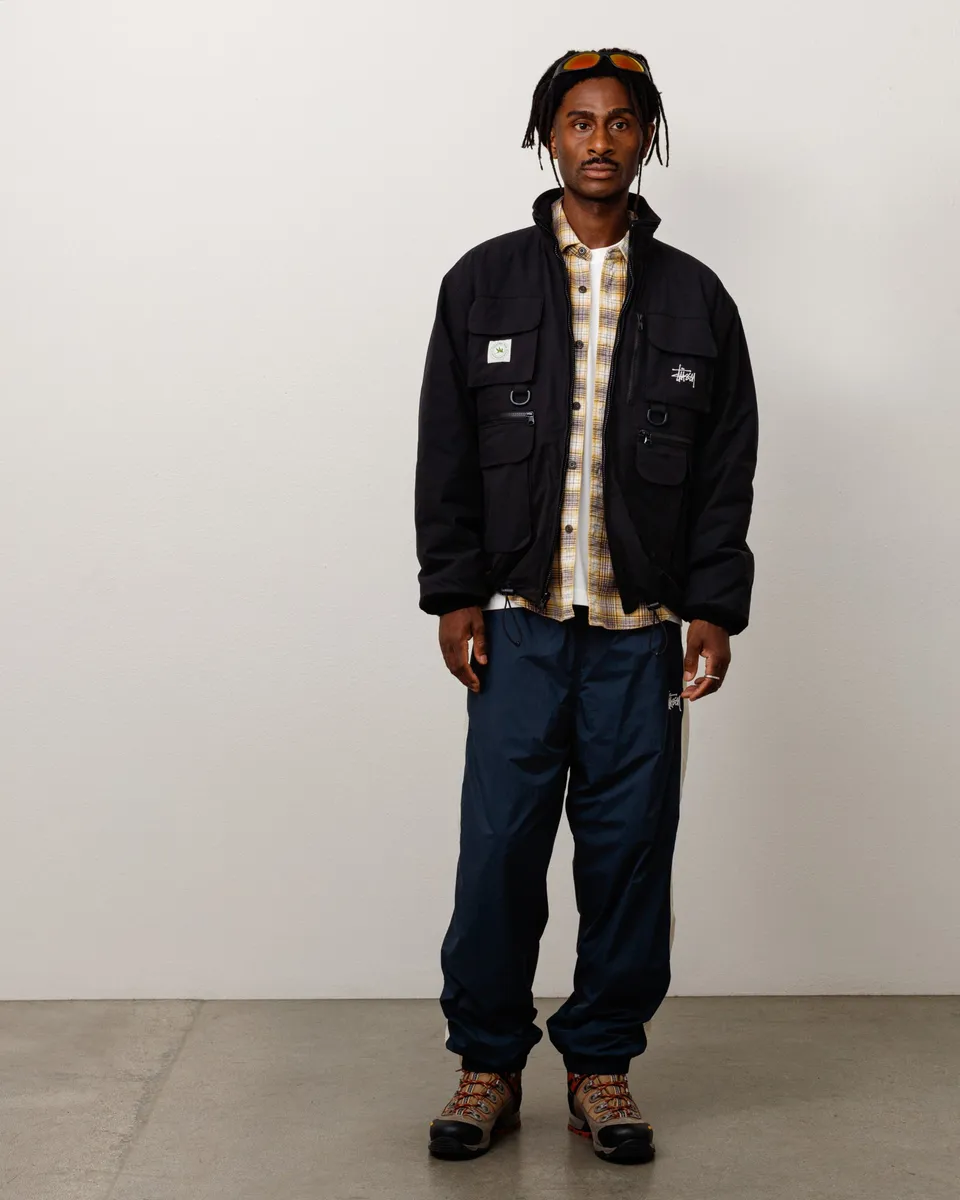 Stussy Junya Tactical Jacket giacca reversibile BLACK nylon