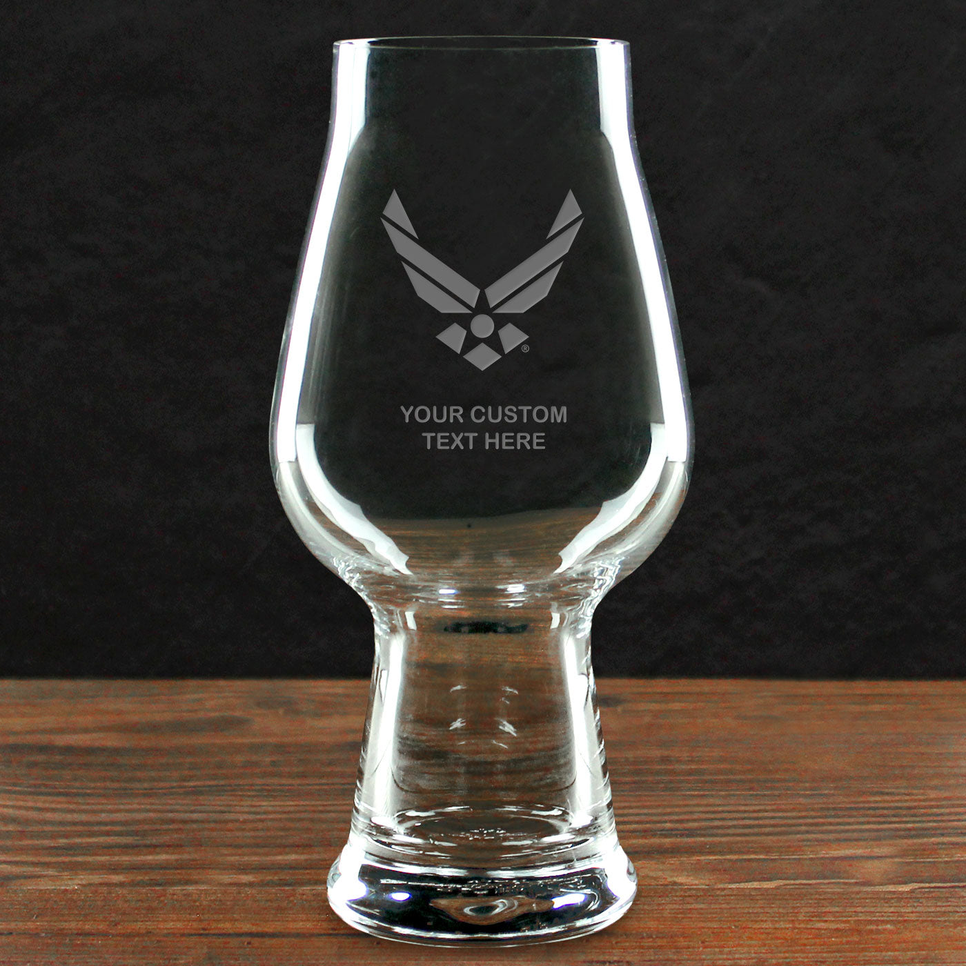 7.62 Design Drinkware Build Your Glass Bicchiere IPA Air Force Logo 540 ml