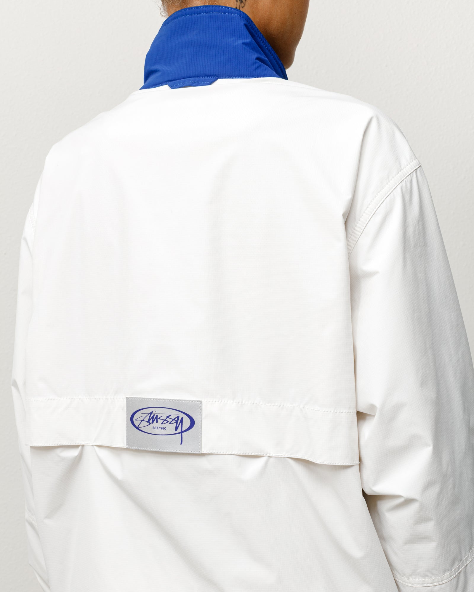 Stussy MX Jacket giacca white ripstop idrorepellente