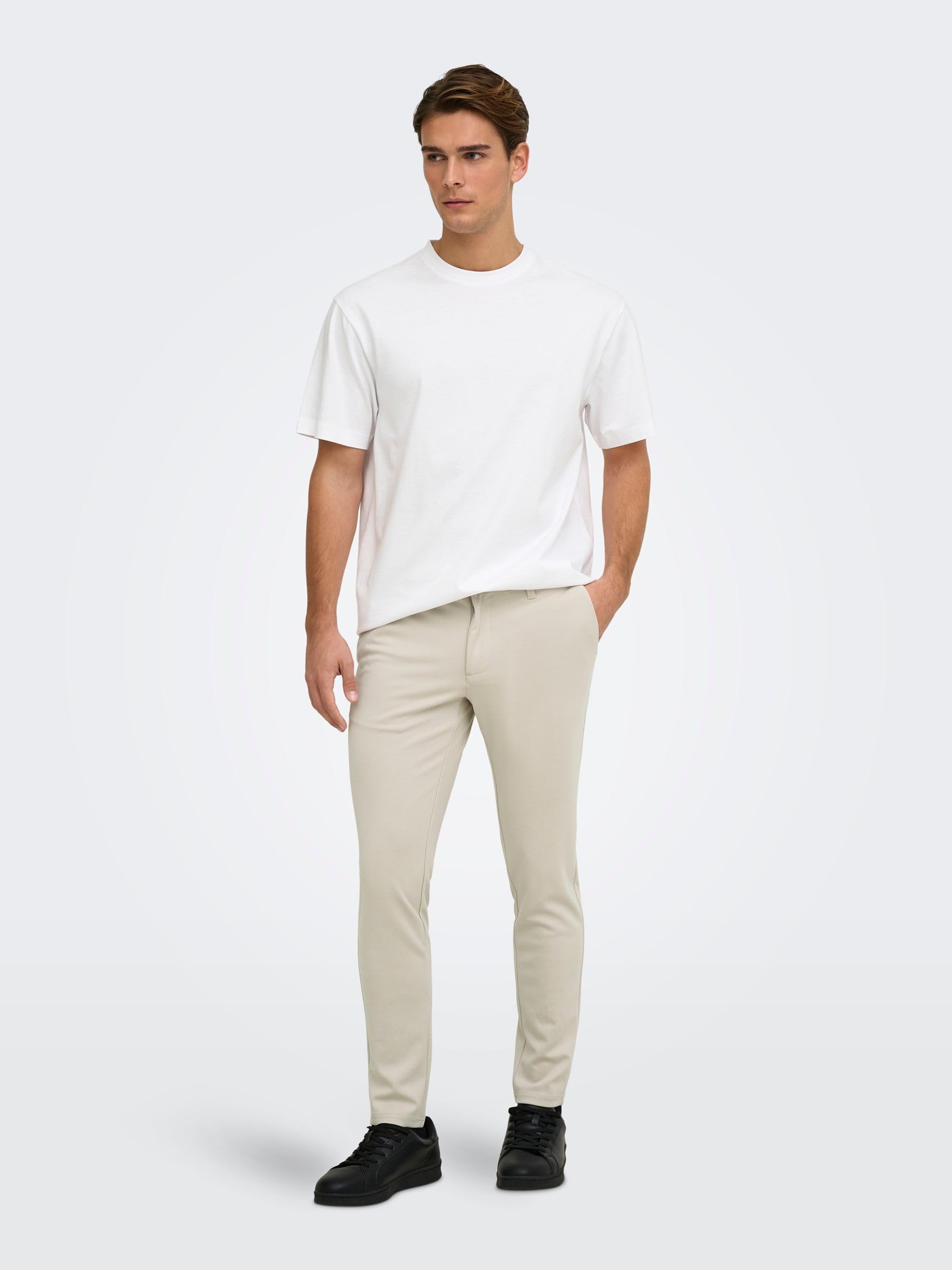 Only & Sons Onsmark Pantaloni Chino Uomo Slim Cotone