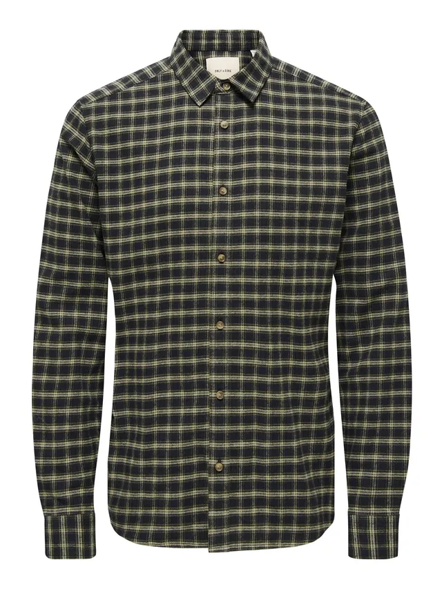 Only & Sons Onsgudmund Camicia Uomo S Slim Nera