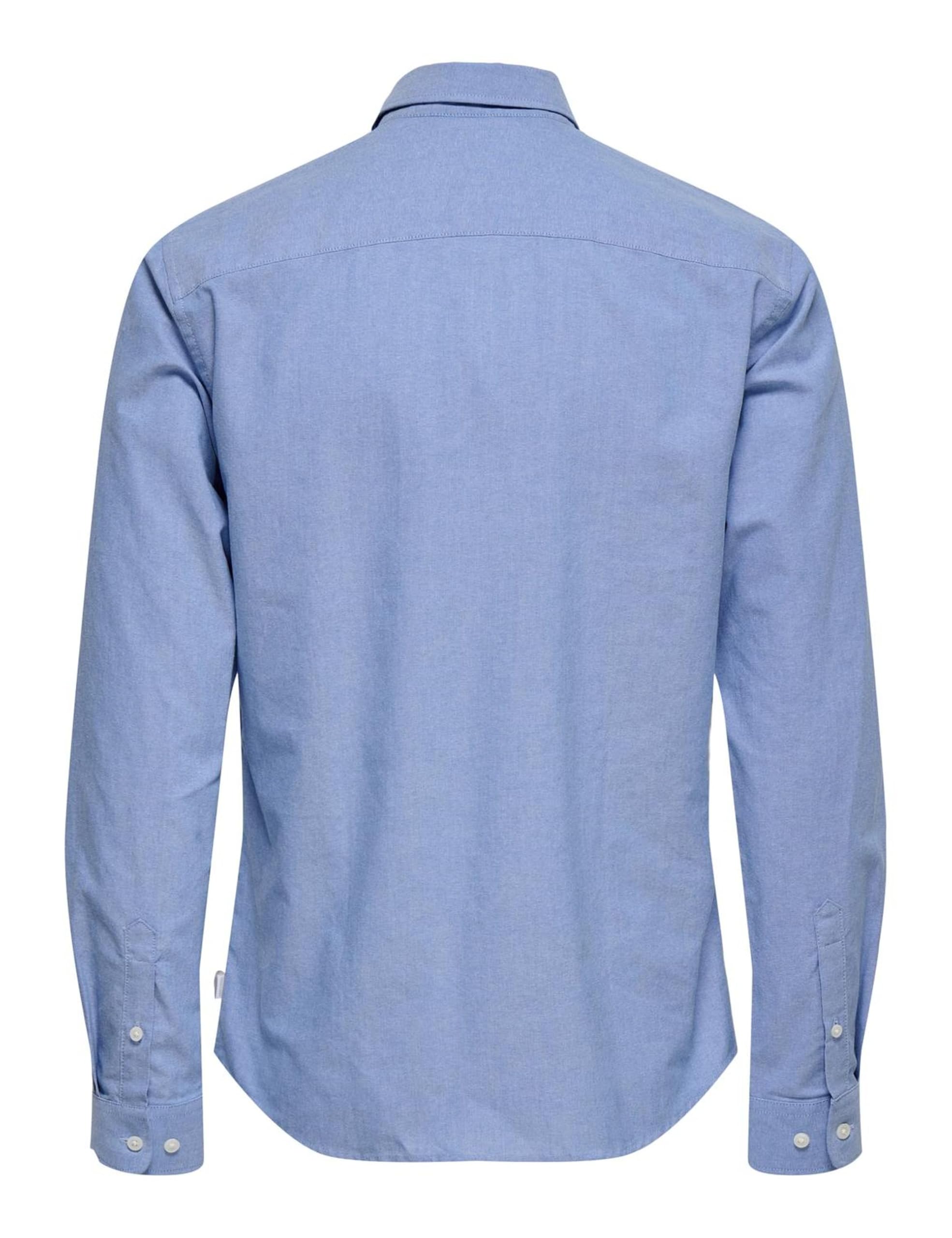 ONLY & SONS Onsalvaro Camicia Oxford Uomo Manica Lunga